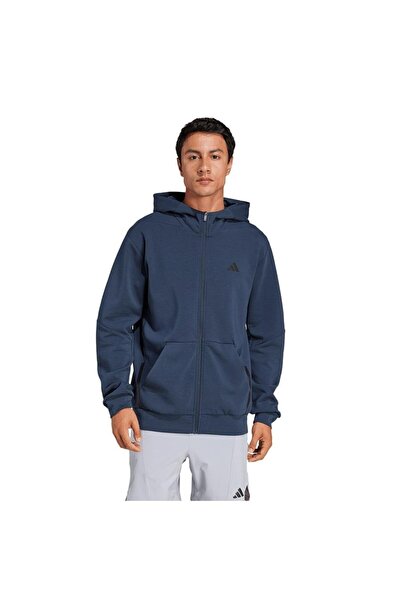 adidas Men's Blue Jacket D4T Full-Zip Ho Ji8134