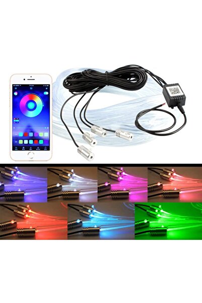 DOMDRIVE Car LED strip, premium ambient lights, 6M length, dedicated iOS, Android application DOMDRIVE®