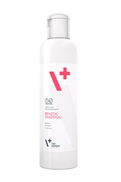 vet expert Benzoik (Benzoic) Shampoo 250 ml (kedi ve köpek için)