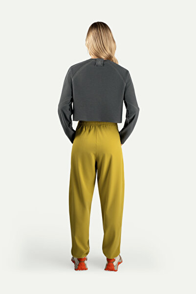 KAFT Women's Double-Sided Crop Sweatshirt - Lyume - Storm