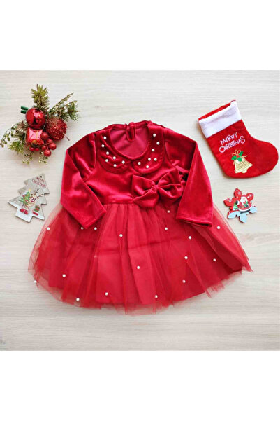 GVNLAND Baby dress velvet with tulle