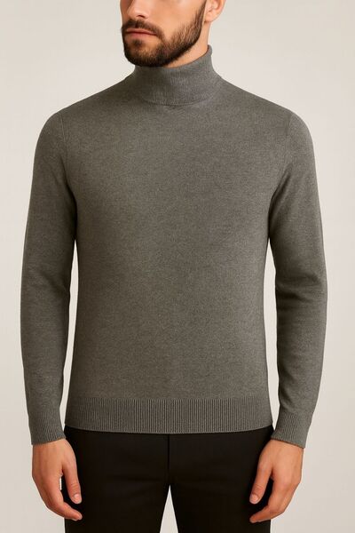 Baran Işık Πουλόβερ από λεπτό μαλλί Half Fisherman