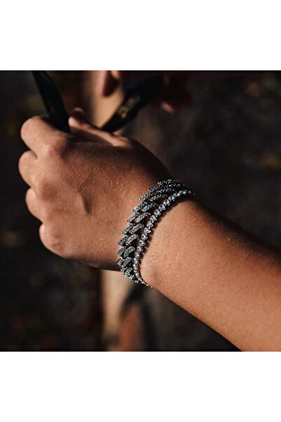 The Seven Jewellery Iced Out 15mm Dragon Chain Bileklik