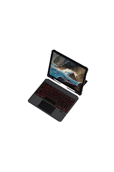 eco port حافظة تابلت T5206d لجهاز iPad 10.2 (الجيل السابع) مزودة بلوحة مفاتيح...