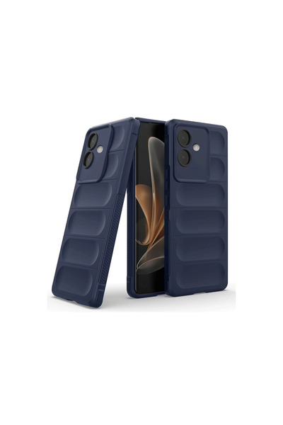 eco port حافظة اوبو A3 من السيليكون المثالي - أزرق داكن