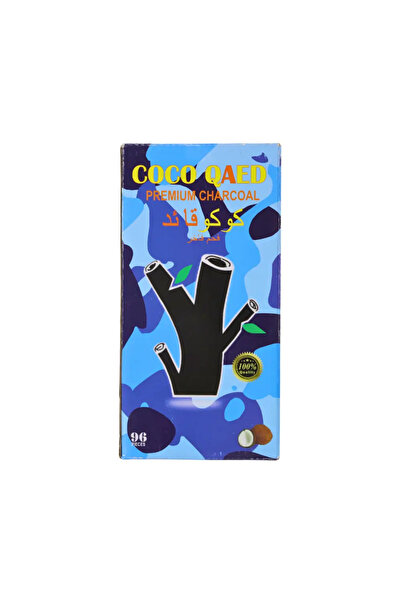 Kovar فحم كوكو قائد الممتاز سريع الإشعال - عبوة فحم أزرق - 96 قطعة