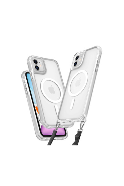 eco port iPhone 12 Case Enka Magsafe Silicone Case - Transparent