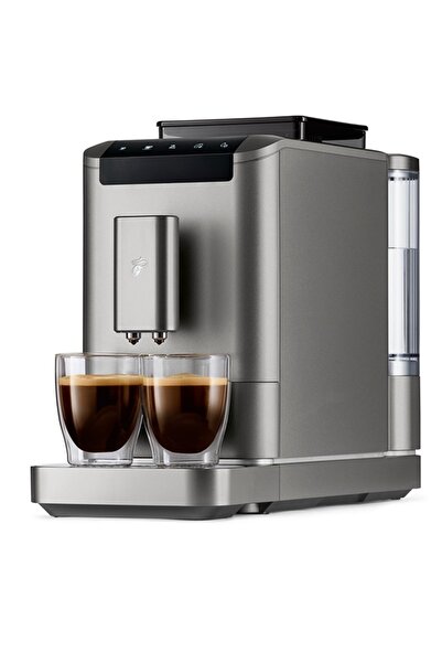 Tchibo Espresso coffee bean machine Esperto 2 Caffe Titanium Silver
