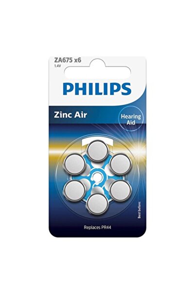Philips Zinc Air Hearing Aid Batteries Blister 6 Pieces