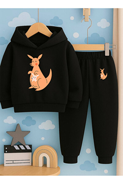 SVART WEAR Παιδικό με τύπωμα με στάμπα Hoodie με κουκούλα Φούτερ και αθλητικό...