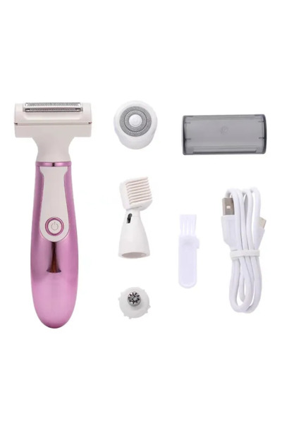 Muchmy 4-in-1 Rechargeable Electric Razor For Women Grooming Face, Nose, Legs, Underarm, Bikini Trimmer