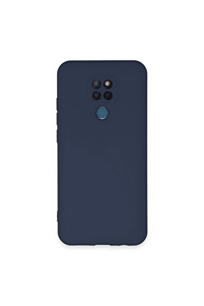 eco port حافظة جينيرال موبايل جي ام 20 نانو اندرويد كي مخمل سيليكون - أزرق دا...