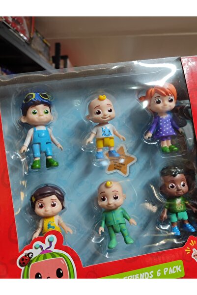VARDEM OYUNCAK Coco-Melon Jjj Family and Friends Figure Set 6-Pack |   Jj and Friends
