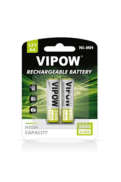 Vipow Baterii R6 cu o capacitate de 2600 Mah, 2 bucăți