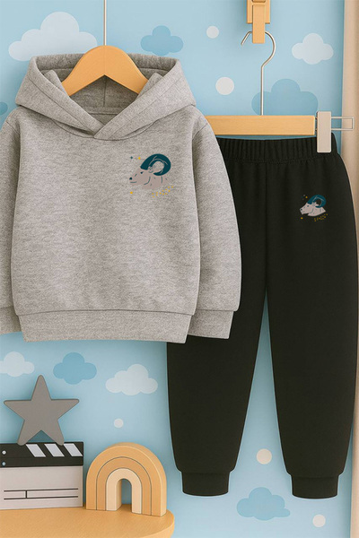 SVART WEAR Hanorac cu imprimeu pentru copii cu imprimeu cu glugă Swea tricou ...