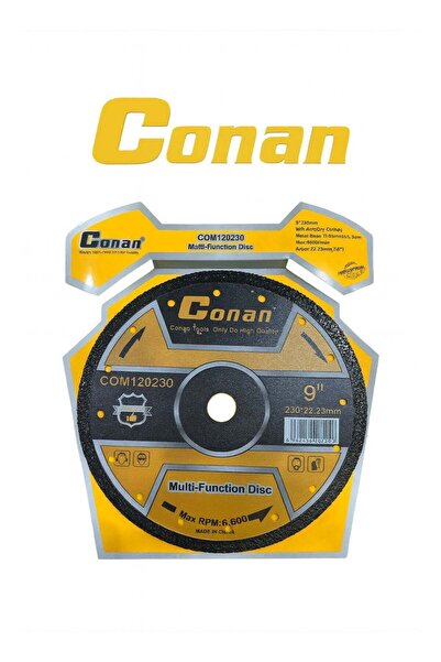 CONAN 9" Multi-Function Cutting Disc COM120230 – 1.2mm Metal Base, Wet & Dry, Max 6600 RPM