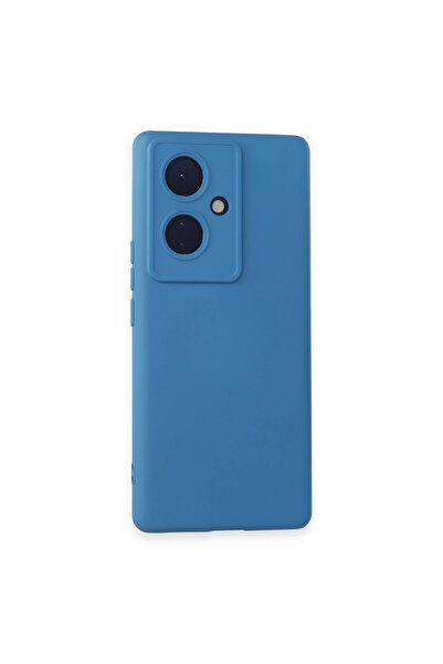 eco port Vivo V29 Lite Compatible Case Nano Velvet Silicone - Blue