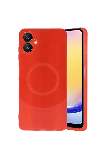 eco port Samsung A06 Case Maya Carbon Cover - Red