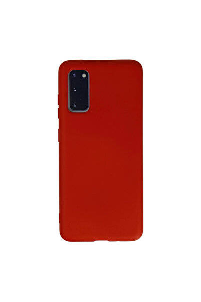 eco port Samsung Galaxy S20 Case Nano Velvet Silicone Inside - Red