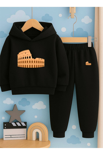 SVART WEAR Hanorac pentru copii cu imprimeu cu imprimeu cu glugă Swea tricou ...