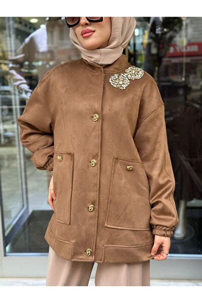 Missemramiss Stone Detail Suede Cap