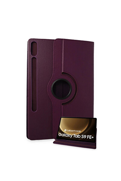 eco port حافظة سامسونج جالاكسي X610 Tab S9 Fe Plus 12.4 360 تابلت جلد - حماية...