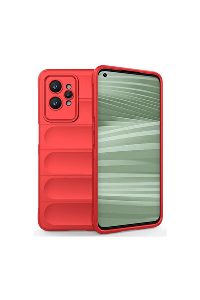 Marsilyan Realme gt2 pro 5g case optimum silicone - red