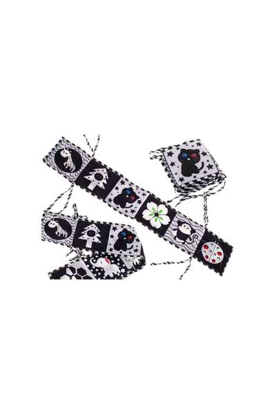 Three top online Protecție de pătuț cu textură moale și senzorială contrastantă - Buburuză