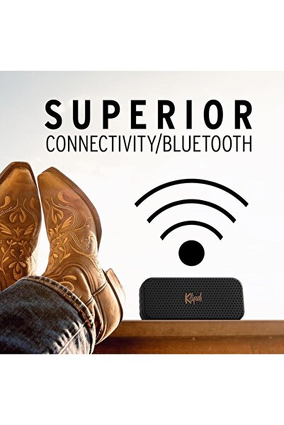 Klipsch Nashville Portable Bluetooth Speaker - Up to 24 hrs battery, IP67 waterproof