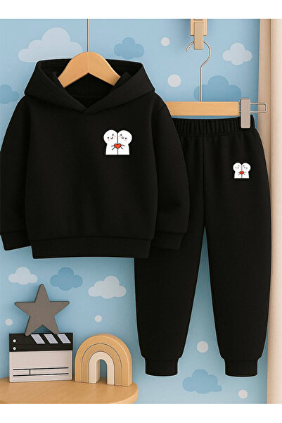 SVART WEAR Παιδικό με τύπωμα με στάμπα Hoodie με κουκούλα Φούτερ και αθλητικό...