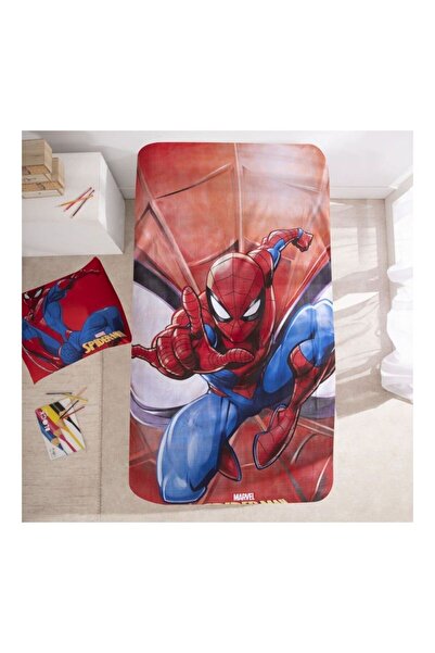 Disney Spiderman Bed linen set, 100% cotton, 2 pieces, 140x200 cm, 65x65 cm, red, Happy, Spiderman
