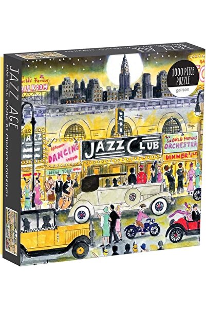 Galison Jazz Age Puzzle by Michael Storrings, 1000 Pieces, (Adult)