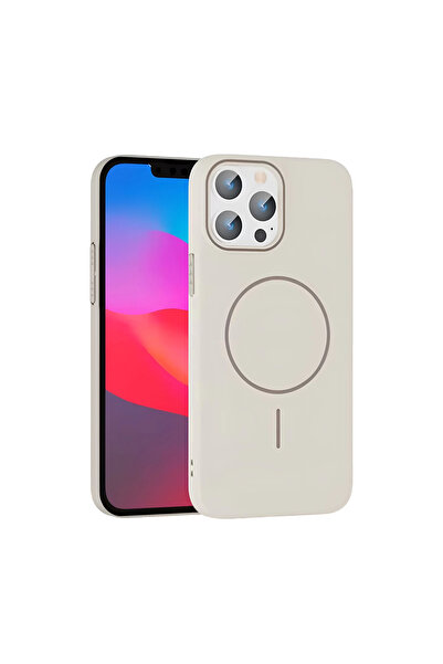 FREEDOM STOREE غطاء جوكو آيفون 15 برو ماكس بروش ماج سيف - كريمي