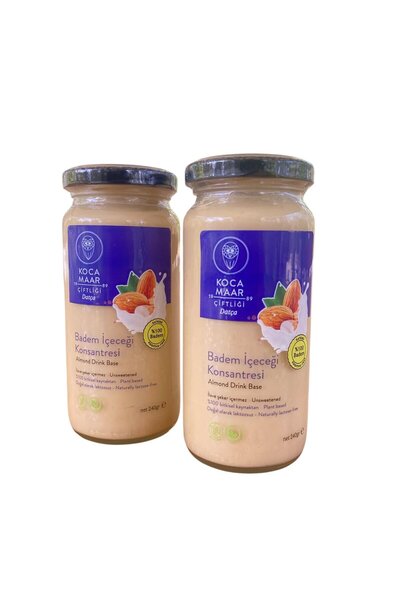Kocamaar Çiftliği KOCAMAAR Badem İçeceği Konsantresi (%100 Badem) 240gr 2 li SET