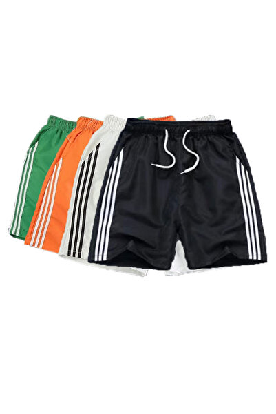 PriStyle Set of 4 Double Layer Shorts, Elastic and Breathable, Unisex, Multicolor, PriStyle®