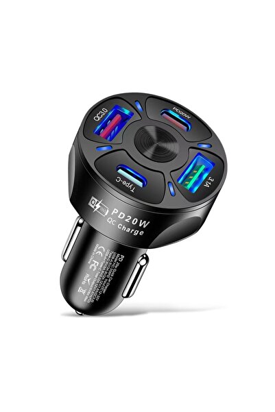 MR.SMART F.T.C شاحن سيارة عالمي QC-01، شحن سريع PD بقوة 20 وات، متوافق مع 12-...