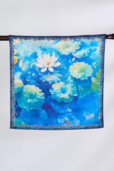 Rumon Double Sided Floral Patterned Scarf