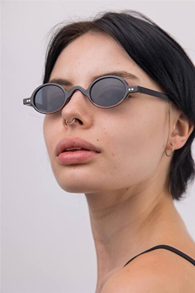 BirYıldızOl Round Small Ekartman Unisex Sunglasses with Uv400 Protection