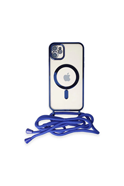 FREEDOM STOREE جراب آيفون 11 ديفو ليزر معلق غطاء ماجسيف - أزرق