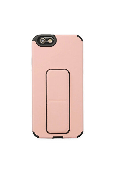 Marsilyan حافظة آيفون 6 ميجا ستاند سيليكون - بودرة