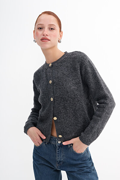 Addax Buttoned Knitwear Cardigan H2879