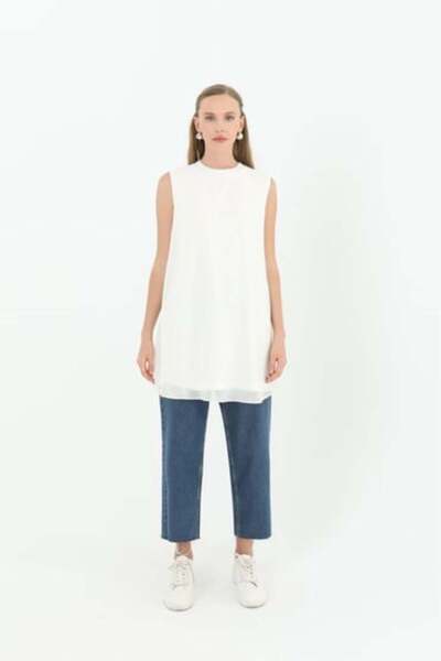 Puane Kolsuz önü şifonlu içlik