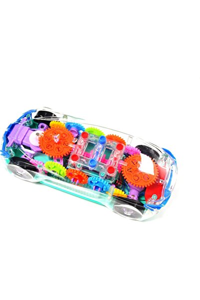 Toys Battery Operated Transparent Crystal Car (TRANSPARENT)