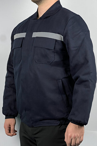 TOKER TEKSTİL معطف عمل من الجبردين المبطن والعاكس للضوء 7/7