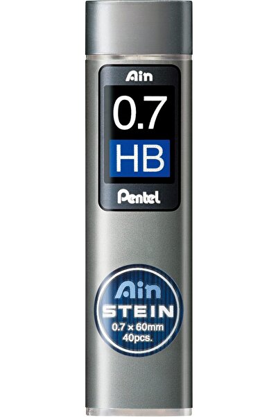 Pentel Ain Stein HB Grade Refill Lead, 0.7 mm - Pack of 12
