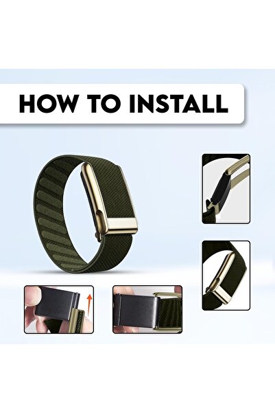 dado Ultra-soft Nylon Sport Band Compatible with WHOOP 5.0, One, Peak, Life (Not for Gen 4)