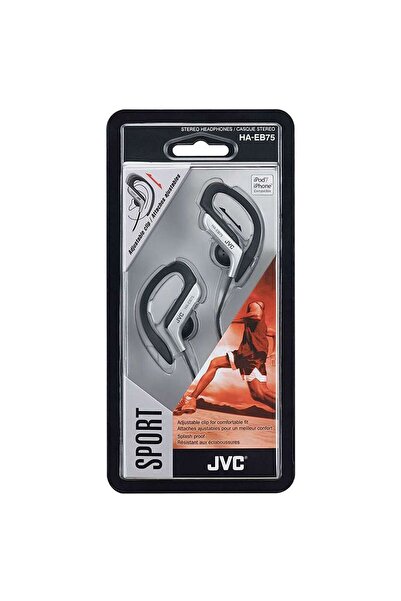 JVC He-eb75we Sports Headphones - Powerful sound for sports activities.