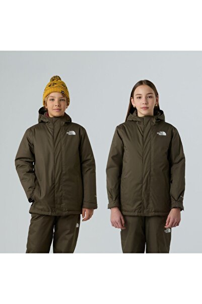 THE NORTH FACE Jachetă TEEN SNOWQUEST pentru copii NF0A8EJQ21L1 Verde închis-XL