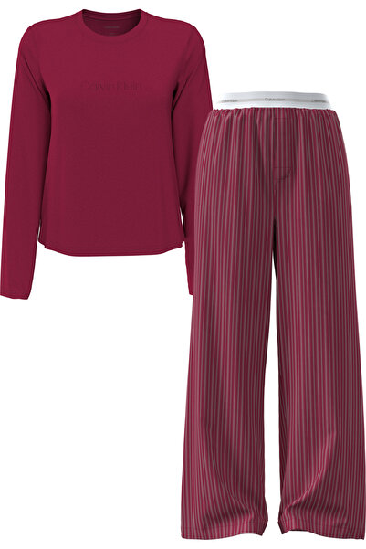 Calvin Klein LS PANT SET HOLIDAY Kadın Eşofman Takımı