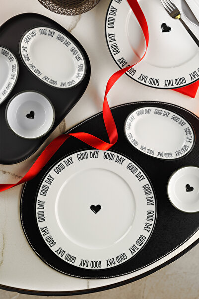 Kütahya Porselen Good Day 8 Piece Breakfast Set for 2 People